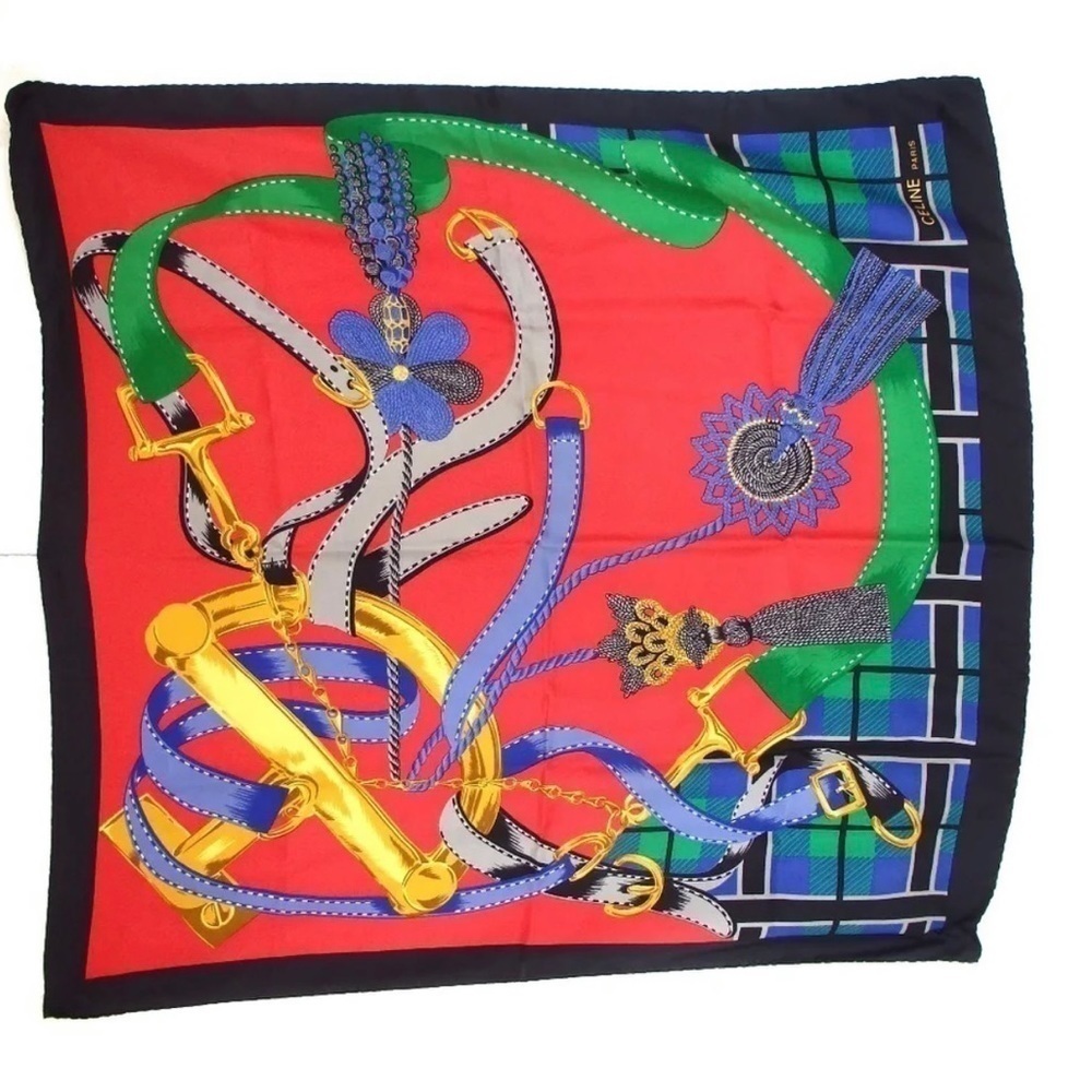 ❤️🔥CELINE Silk Scarf Wrap 🔥❤️ - Picture 7 of 8